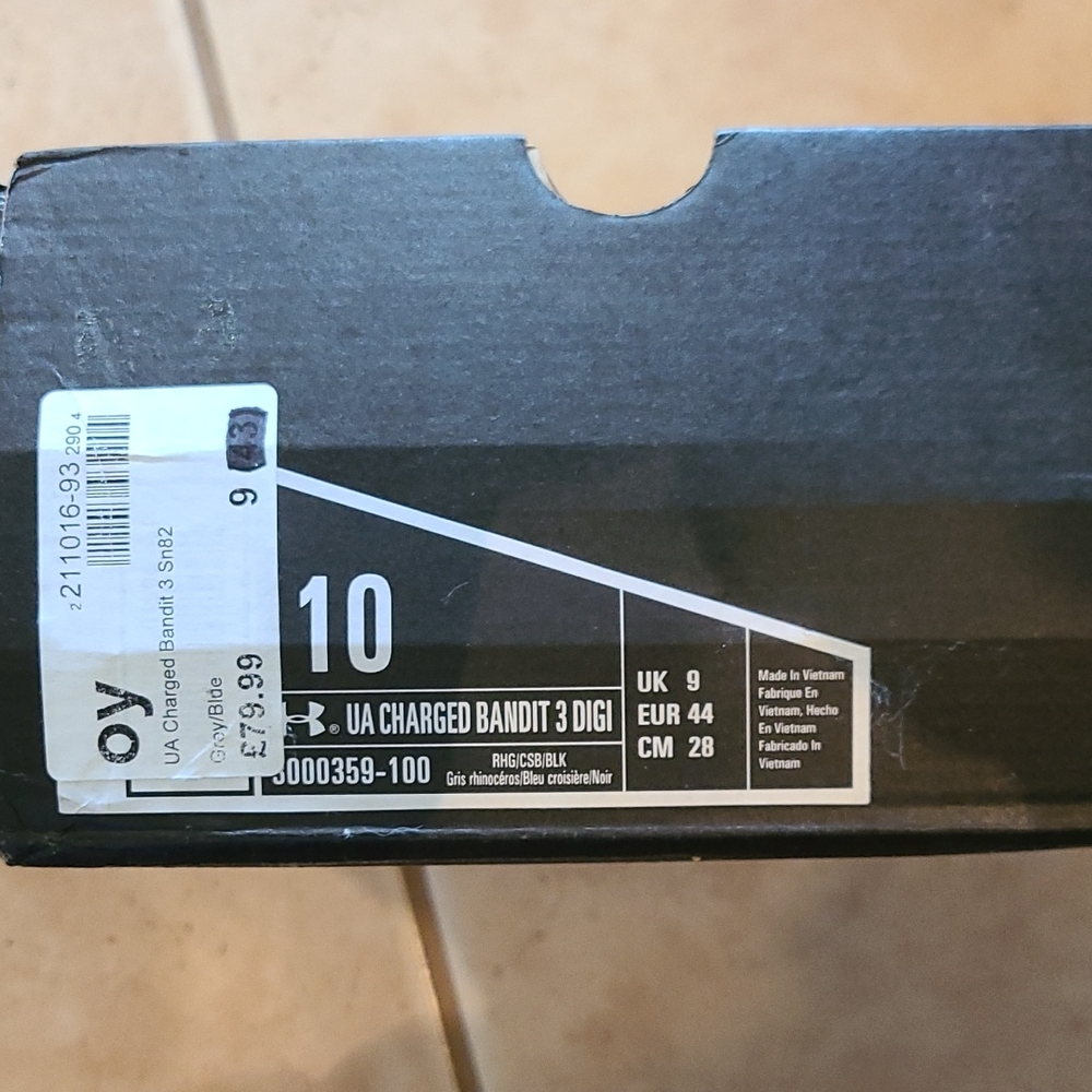 UA Charged Bandit digital camoflauge black grey blue